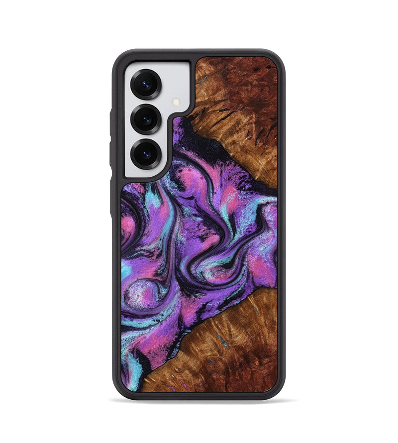 Galaxy S25 Wood Phone Case - Ella (Purple, 801441)