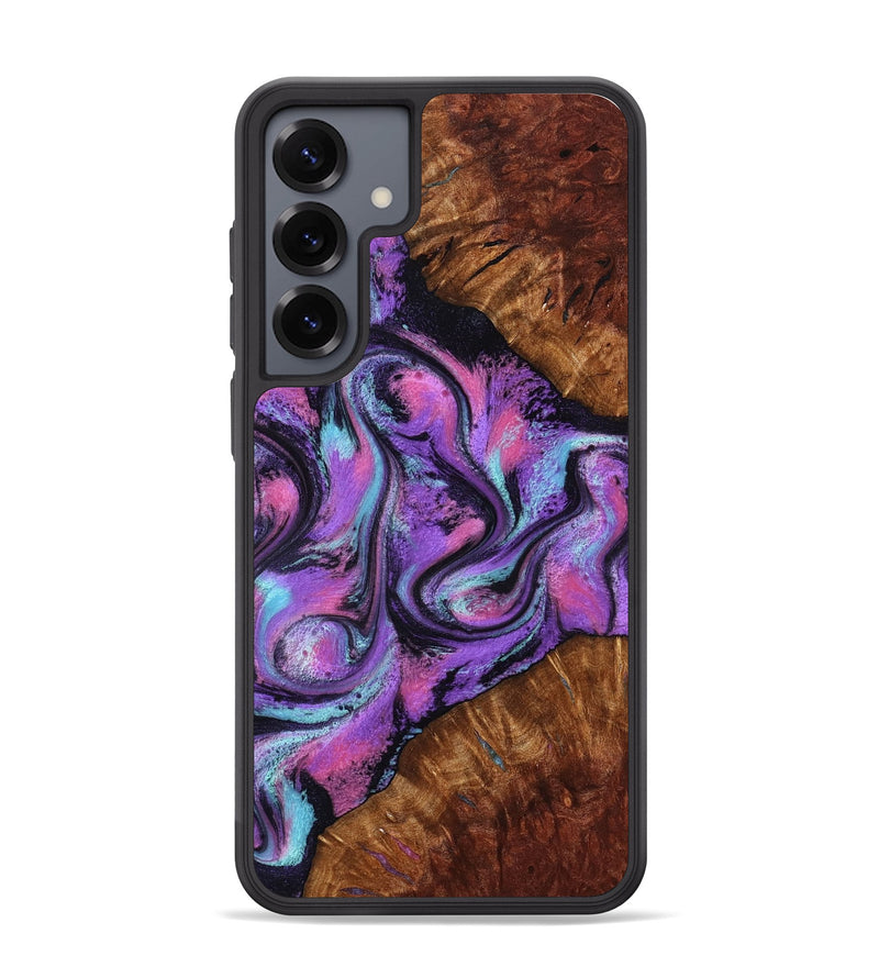 Galaxy S25 Plus Wood Phone Case - Ella (Purple, 801441)