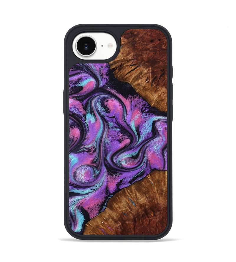 iPhone 16e Wood Phone Case - Ella (Purple, 801441)