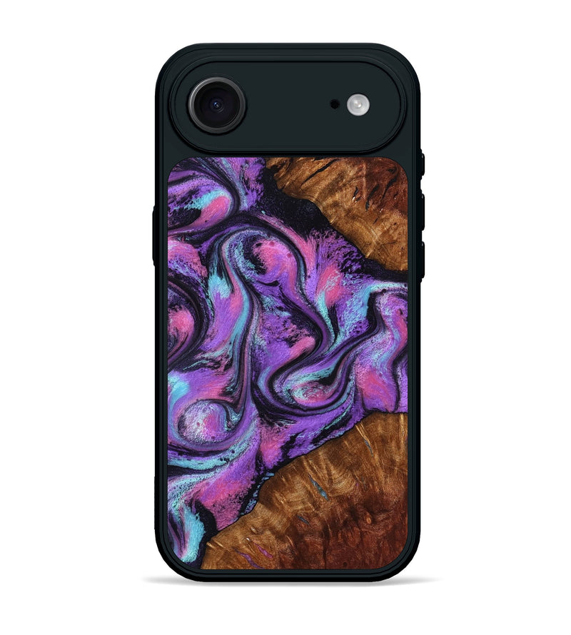 iPhone 17 Air Wood Phone Case - Ella (Purple, 801441)