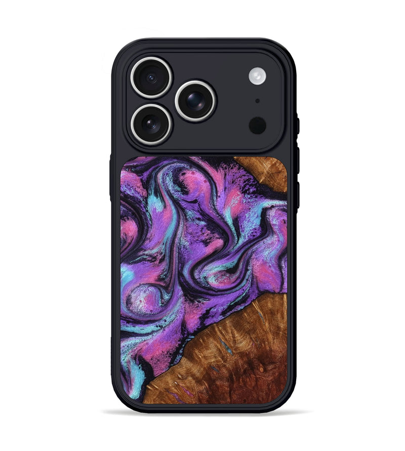 iPhone 17 Pro Wood Phone Case - Ella (Purple, 801441)