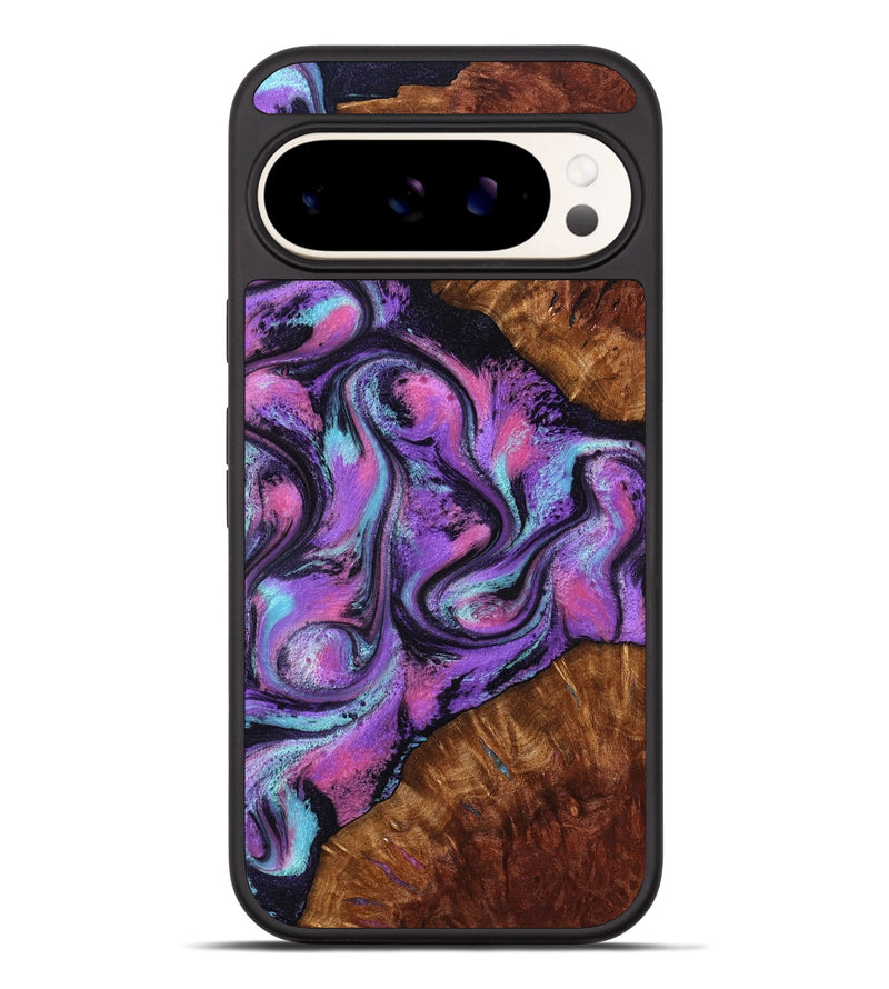 Pixel 9 Pro XL Wood Phone Case - Ella (Purple, 801441)