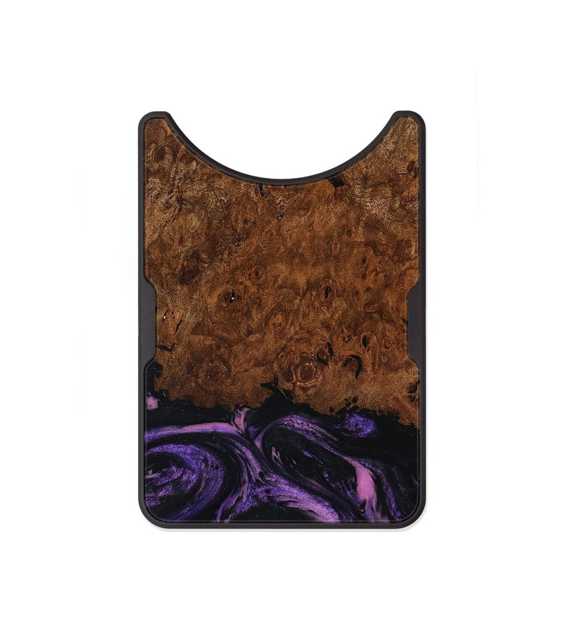 Alloy Wood Wallet - Alexis (Purple, 801443)