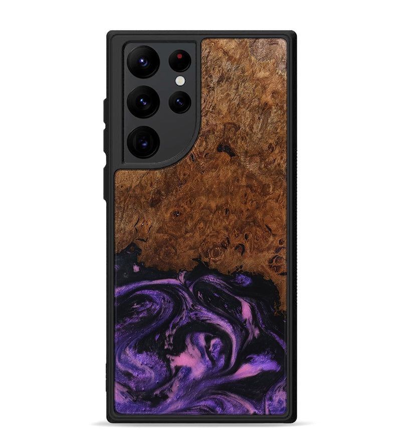 Galaxy S22 Ultra Wood Phone Case - Alexis (Purple, 801443)