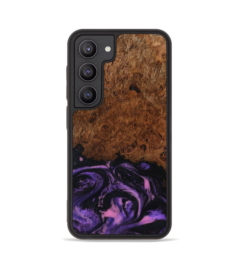 Galaxy S23 Wood Phone Case - Alexis (Purple, 801443)