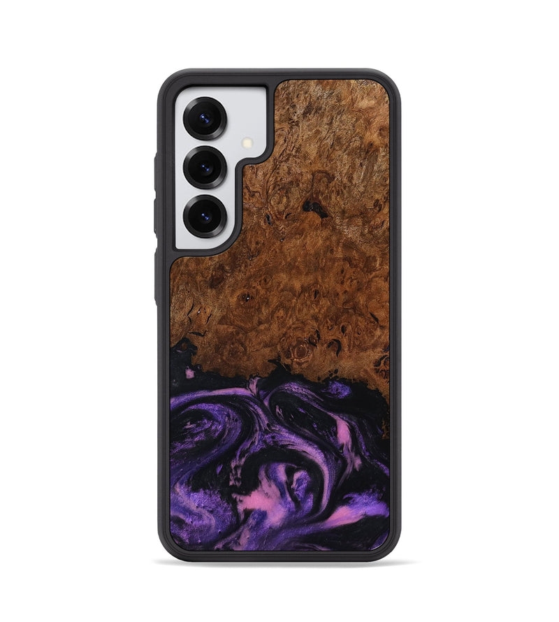 Galaxy S25 Wood Phone Case - Alexis (Purple, 801443)