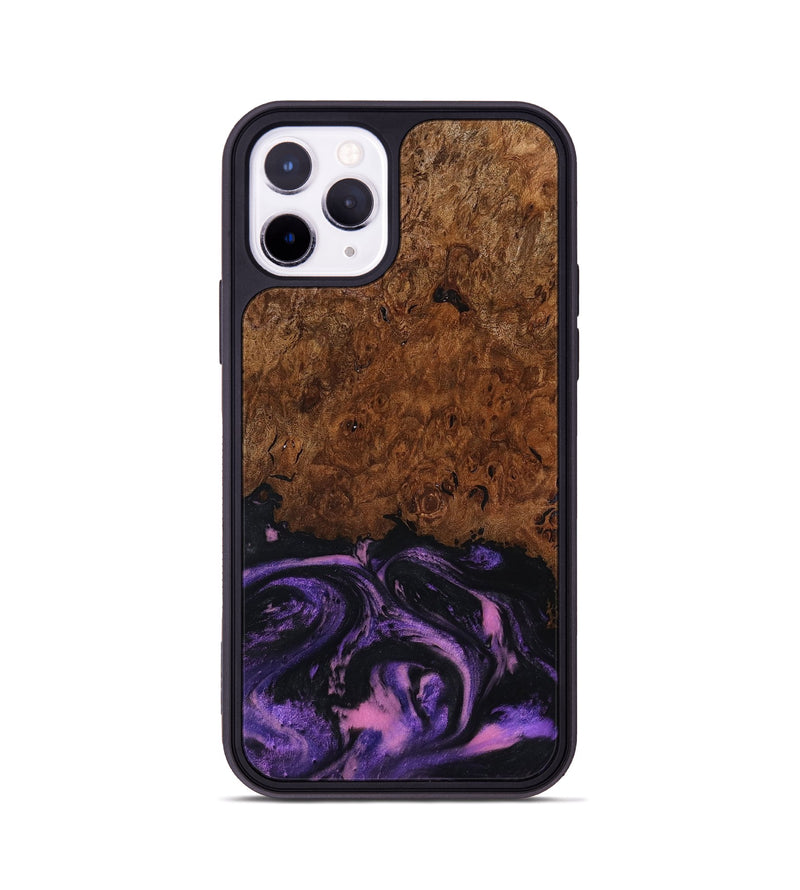 iPhone 11 Pro Wood Phone Case - Alexis (Purple, 801443)