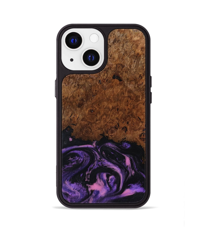 iPhone 13 Wood Phone Case - Alexis (Purple, 801443)