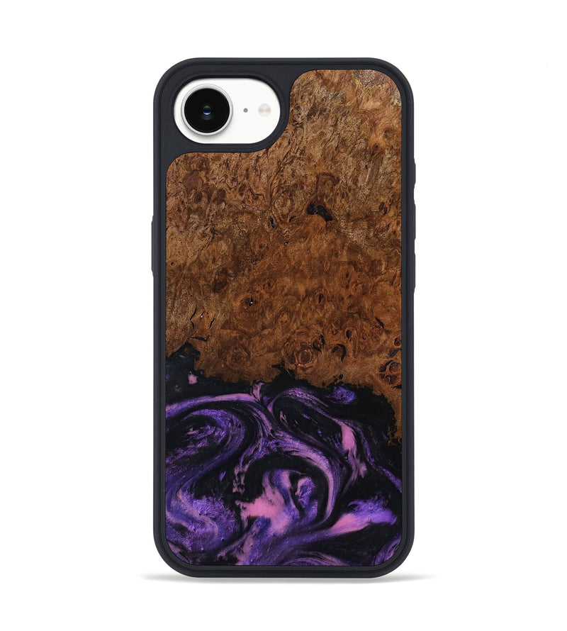 iPhone 16e Wood Phone Case - Alexis (Purple, 801443)