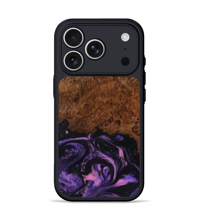 iPhone 17 Pro Wood Phone Case - Alexis (Purple, 801443)