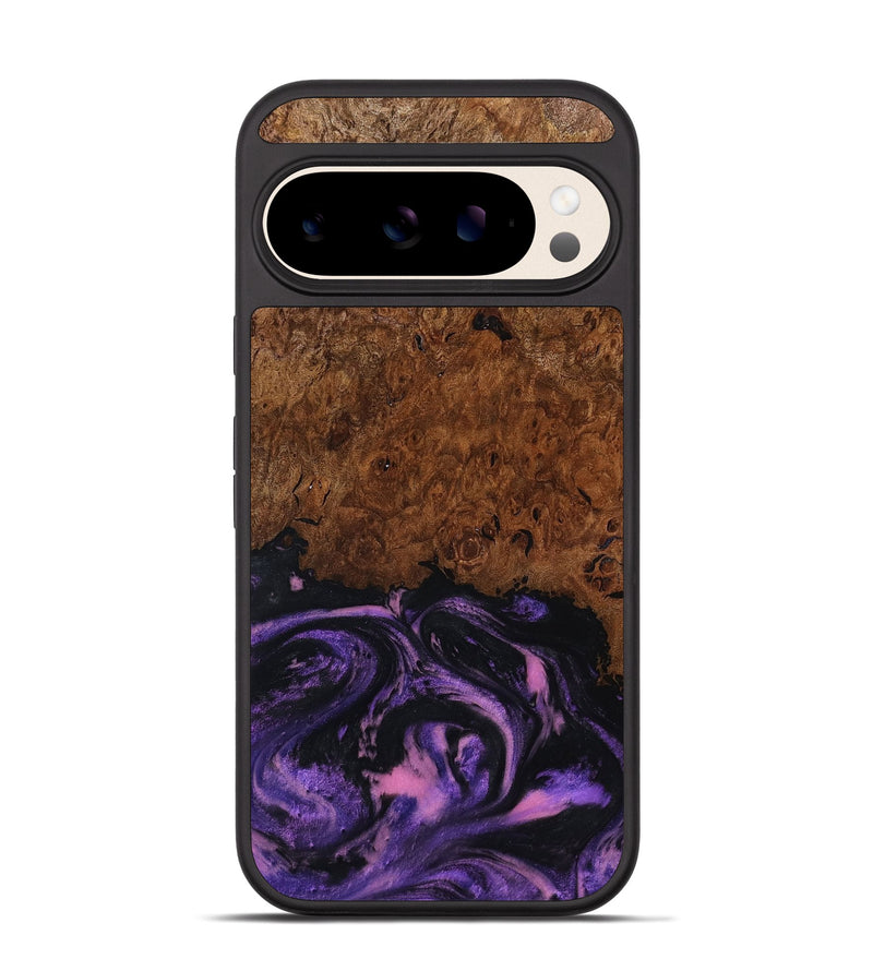 Pixel 10 Wood Phone Case - Alexis (Purple, 801443)