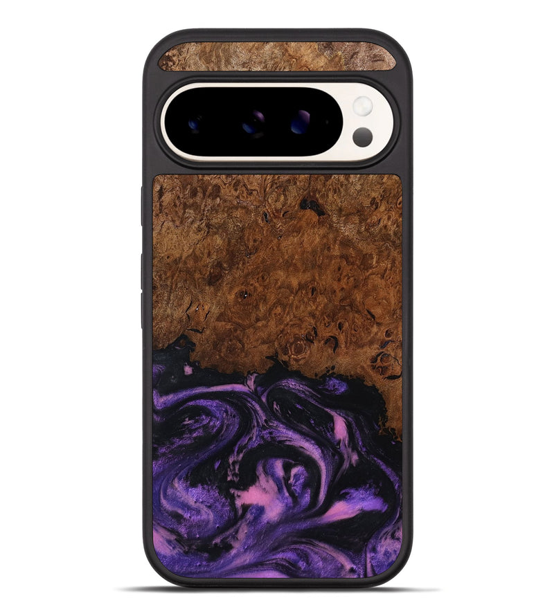 Pixel 10 Pro XL Wood Phone Case - Alexis (Purple, 801443)