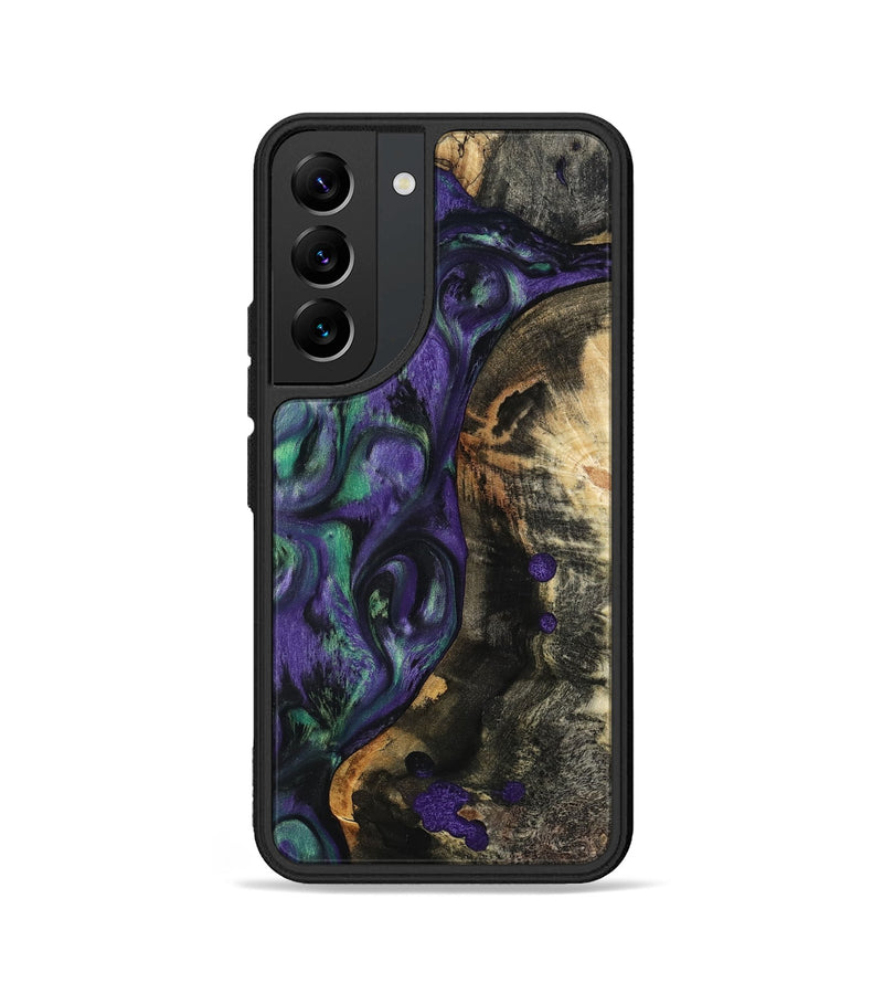Galaxy S22 Wood Phone Case - Contina (Purple, 801444)