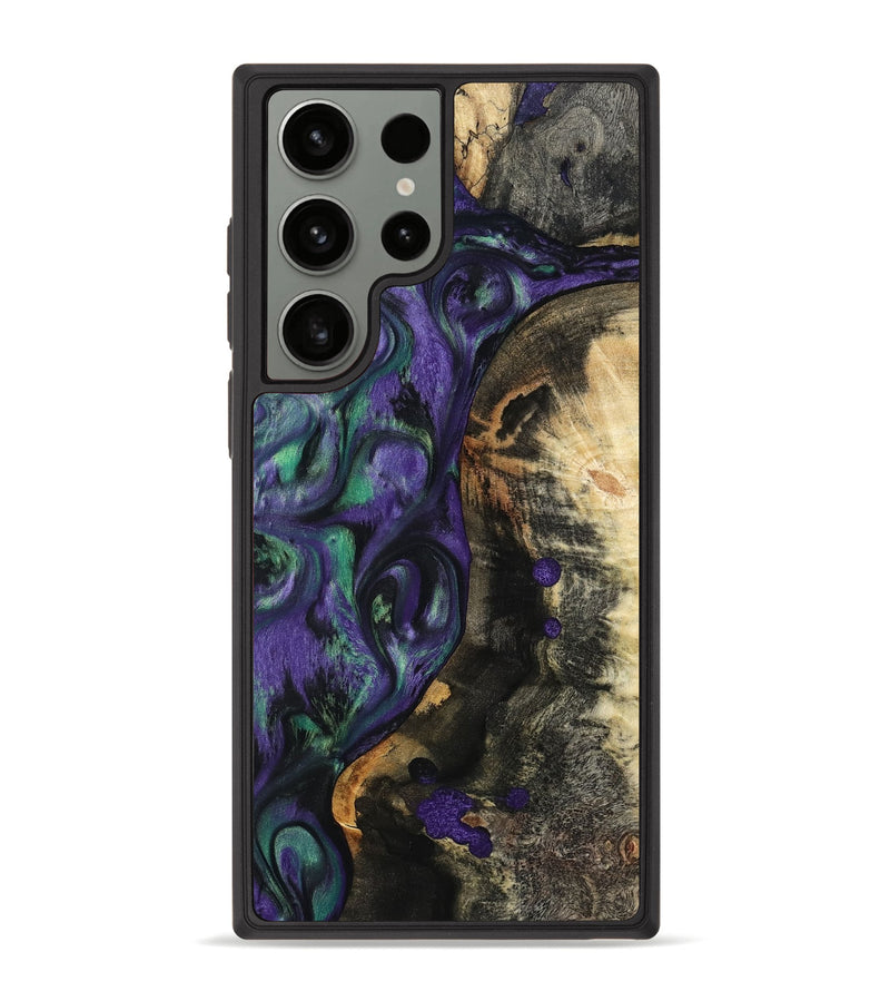 Galaxy S23 Ultra Wood Phone Case - Contina (Purple, 801444)