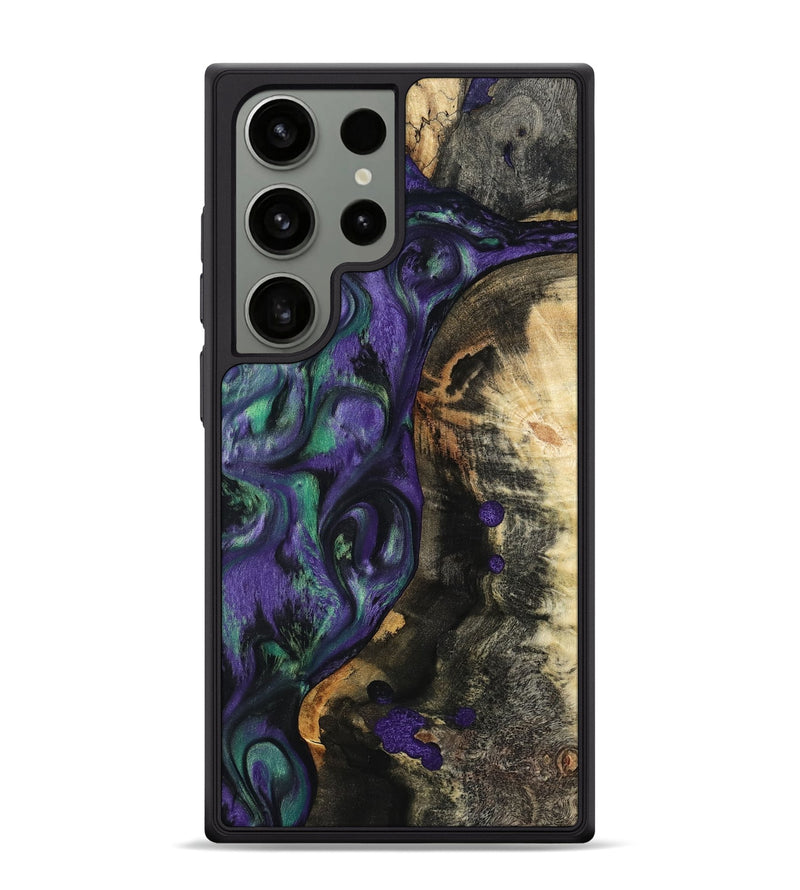 Galaxy S24 Ultra Wood Phone Case - Contina (Purple, 801444)