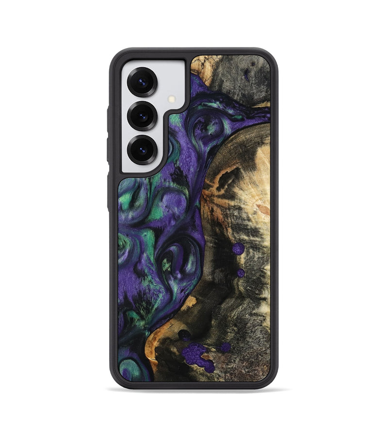 Galaxy S25 Wood Phone Case - Contina (Purple, 801444)