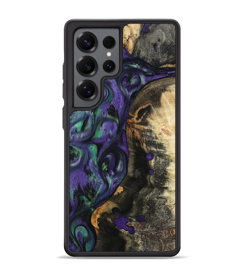 Galaxy S25 Ultra Wood Phone Case - Contina (Purple, 801444)