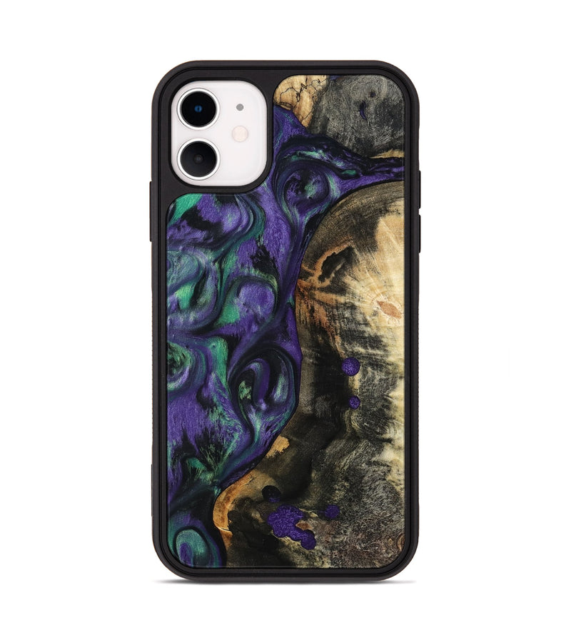iPhone 11 Wood Phone Case - Contina (Purple, 801444)