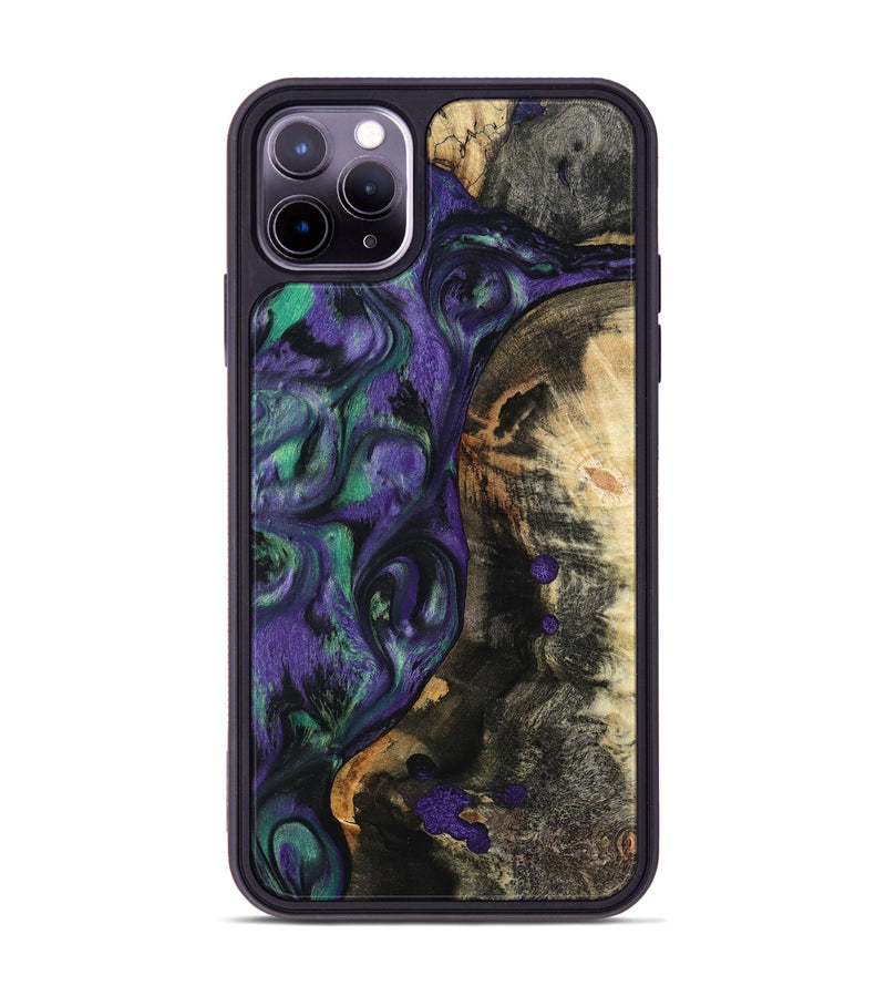iPhone 11 Pro Max Wood Phone Case - Contina (Purple, 801444)