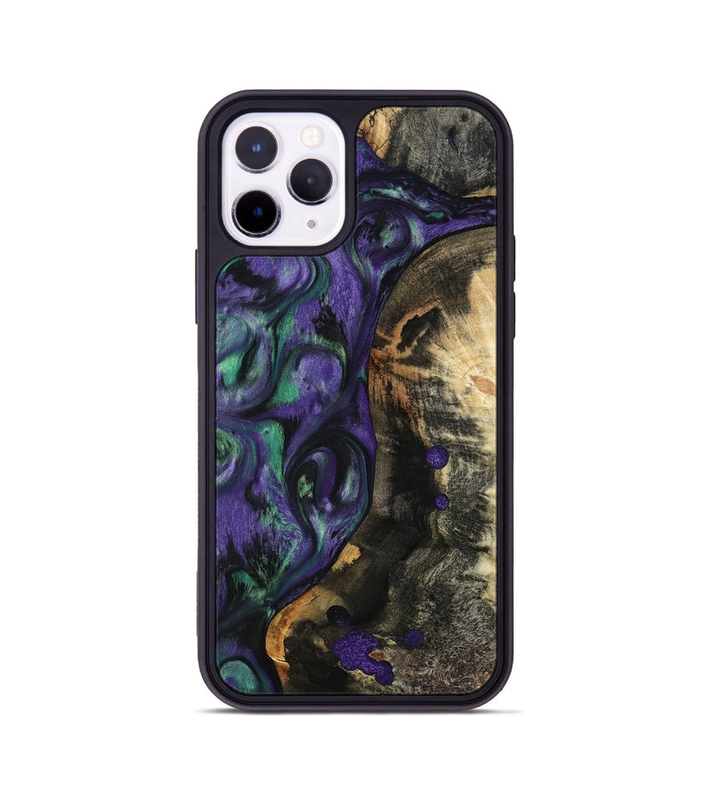 iPhone 11 Pro Wood Phone Case - Contina (Purple, 801444)