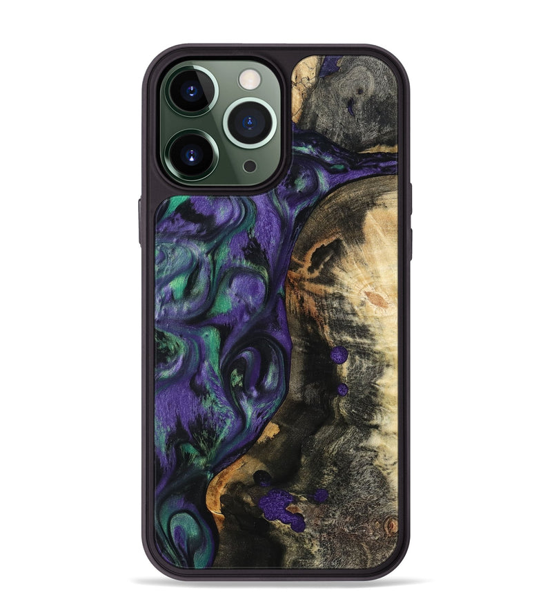 iPhone 13 Pro Max Wood Phone Case - Contina (Purple, 801444)