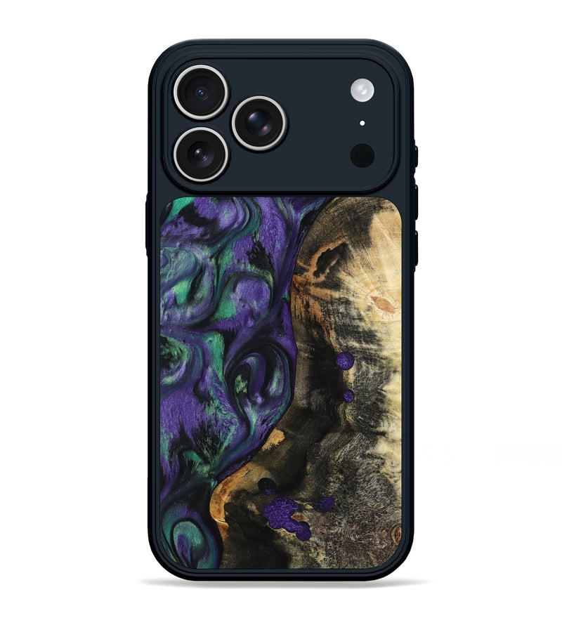 iPhone 17 Pro Max Wood Phone Case - Contina (Purple, 801444)