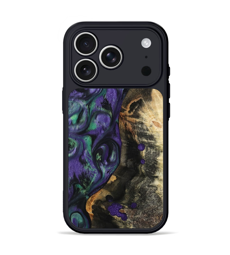 iPhone 17 Pro Wood Phone Case - Contina (Purple, 801444)