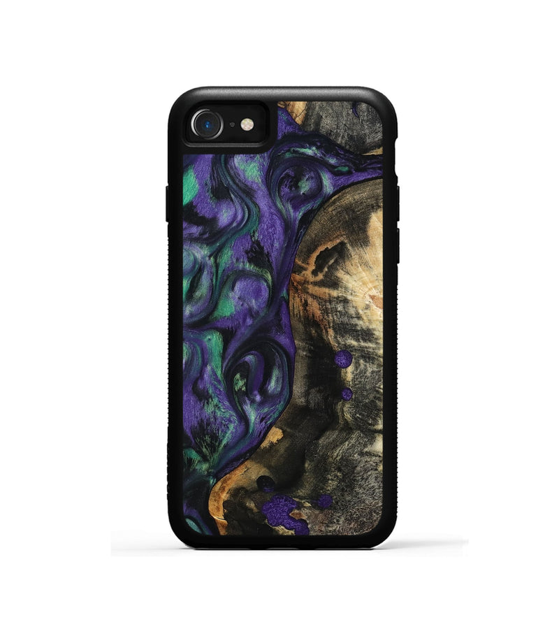 iPhone SE Wood Phone Case - Contina (Purple, 801444)