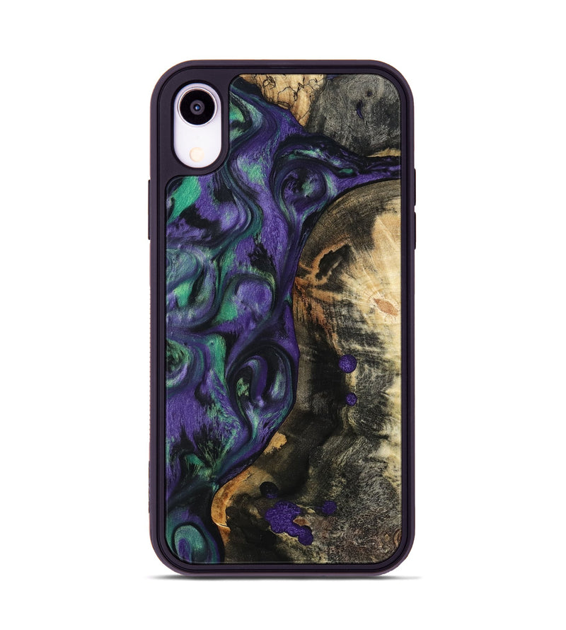 iPhone Xr Wood Phone Case - Contina (Purple, 801444)