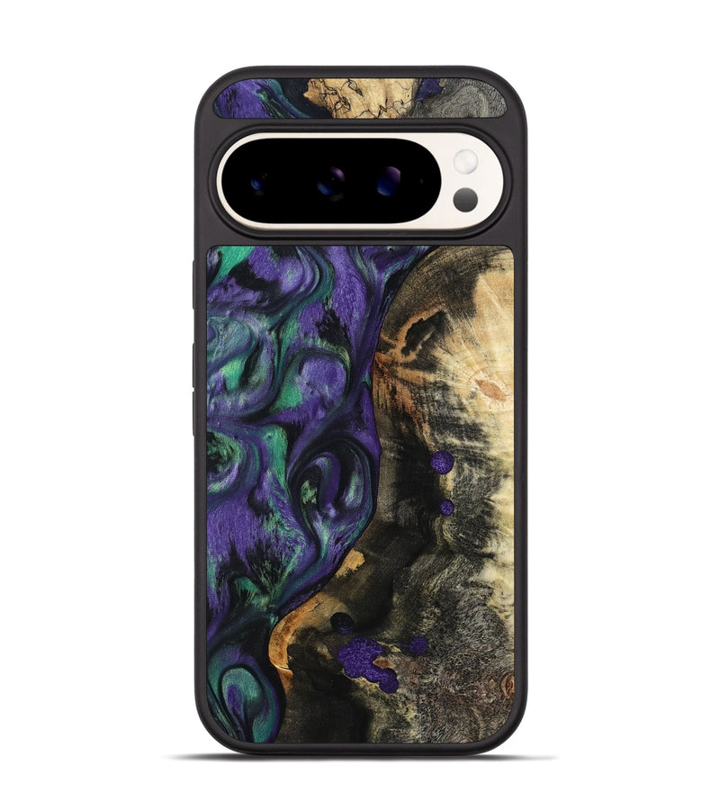 Pixel 9 Wood Phone Case - Contina (Purple, 801444)