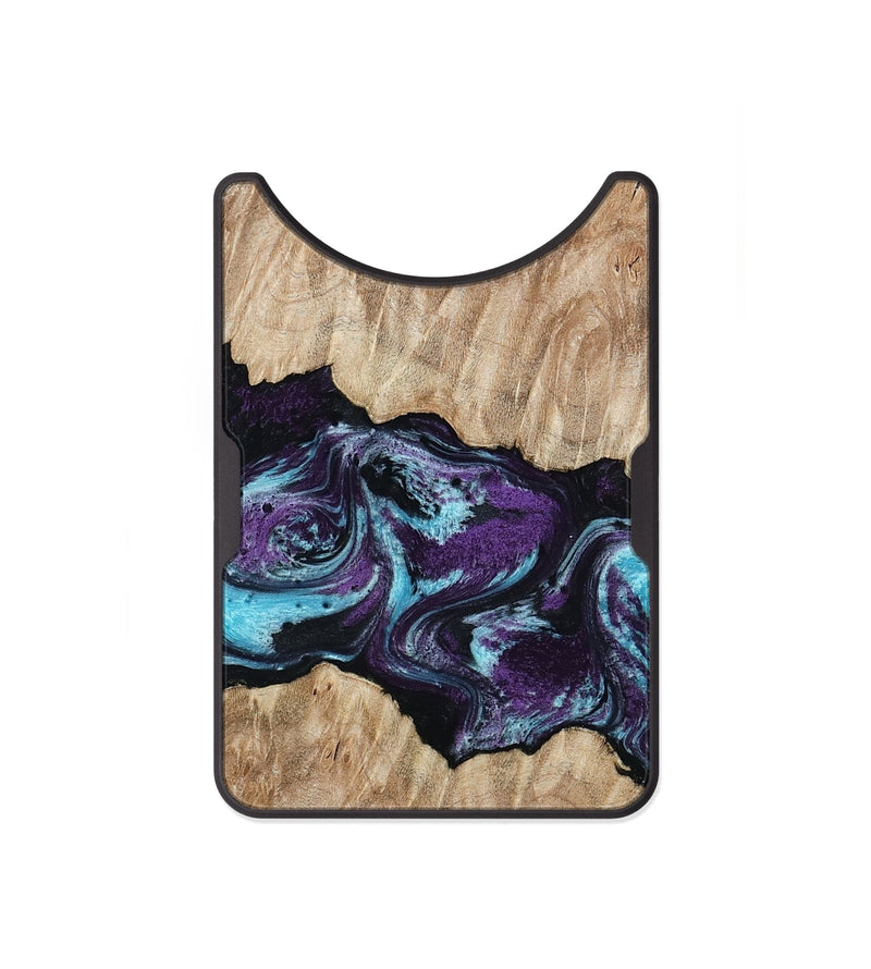 Alloy Wood Wallet - Alyvia (Purple, 801445)