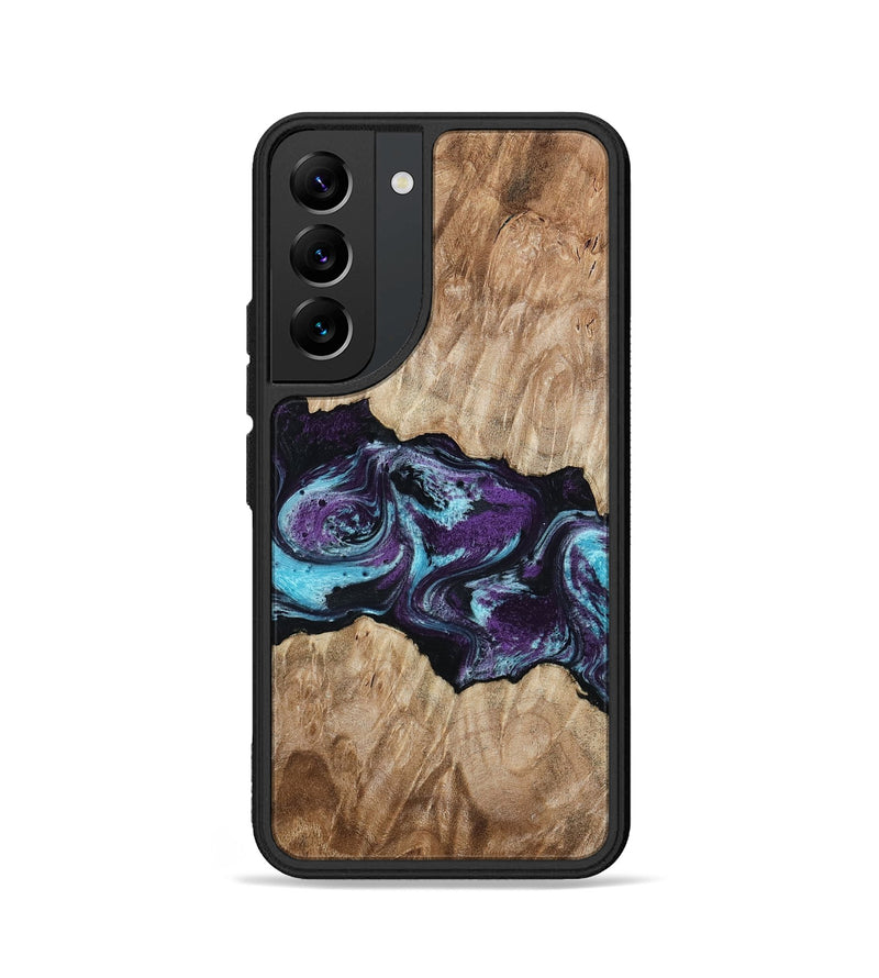 Galaxy S22 Wood Phone Case - Alyvia (Purple, 801445)