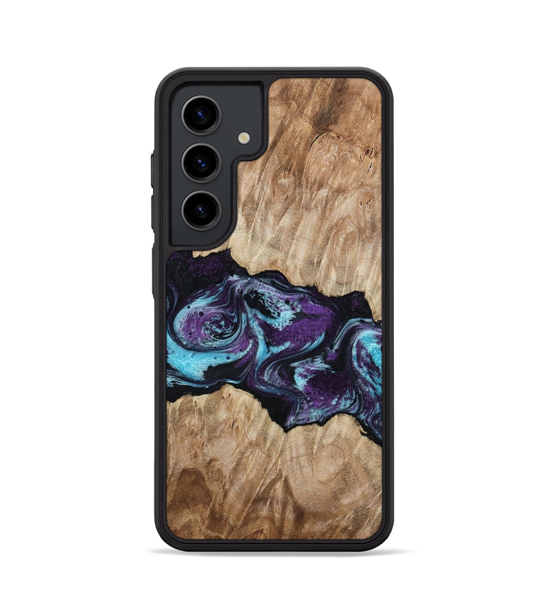 Galaxy S24 Wood Phone Case - Alyvia (Purple, 801445)