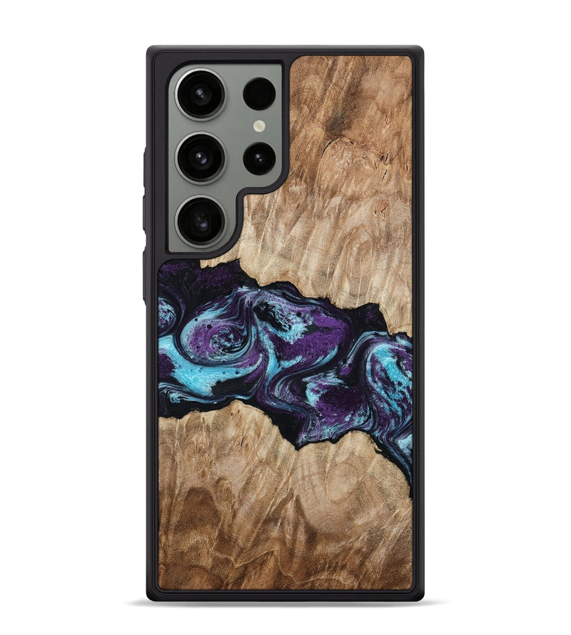 Galaxy S24 Ultra Wood Phone Case - Alyvia (Purple, 801445)