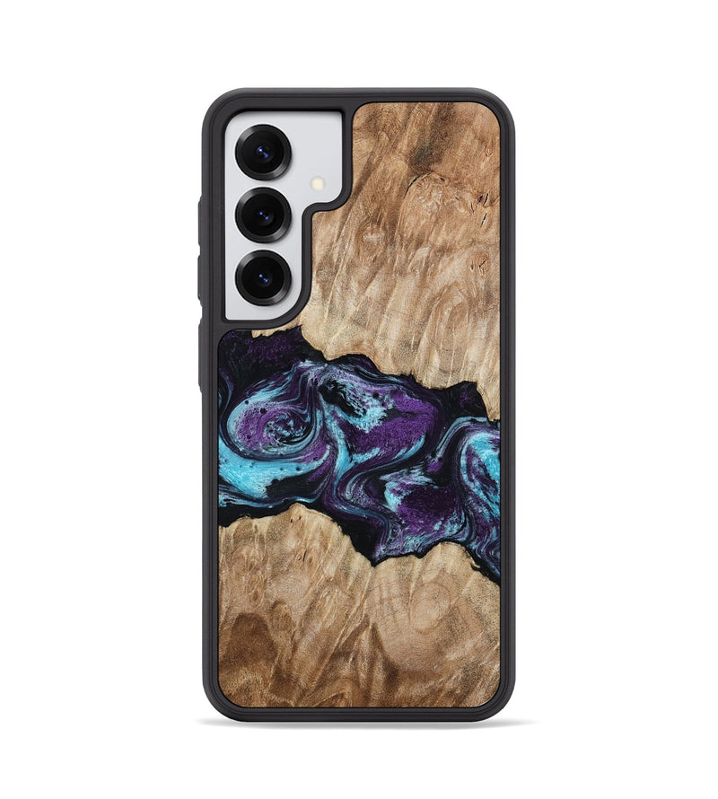 Galaxy S25 Wood Phone Case - Alyvia (Purple, 801445)