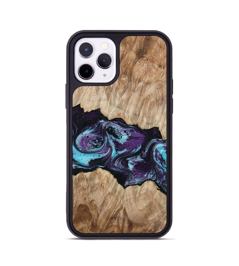 iPhone 11 Pro Wood Phone Case - Alyvia (Purple, 801445)