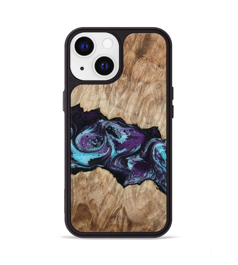 iPhone 13 Wood Phone Case - Alyvia (Purple, 801445)