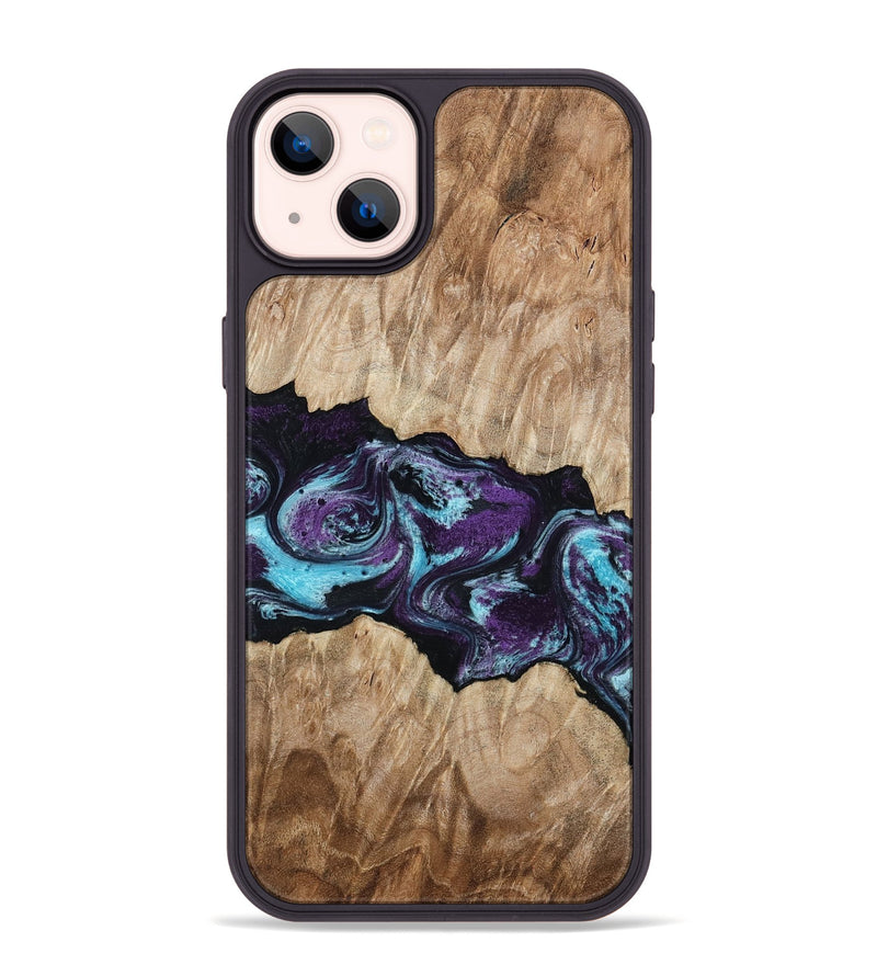 iPhone 14 Plus Wood Phone Case - Alyvia (Purple, 801445)