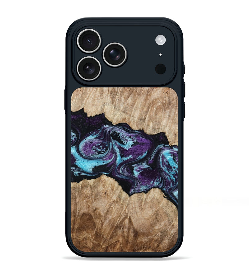 iPhone 17 Pro Max Wood Phone Case - Alyvia (Purple, 801445)