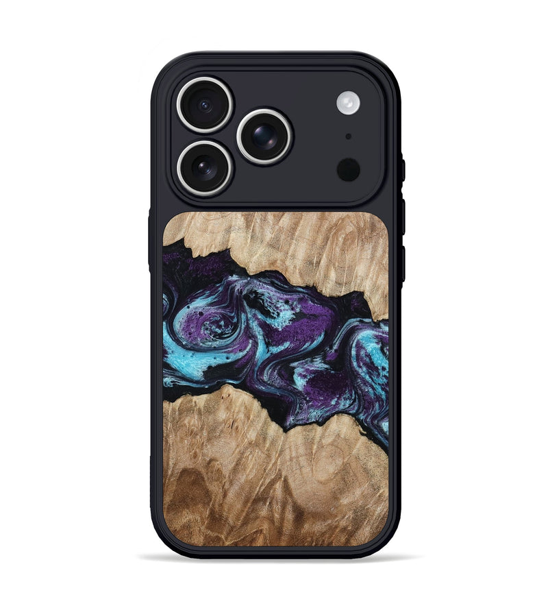 iPhone 17 Pro Wood Phone Case - Alyvia (Purple, 801445)