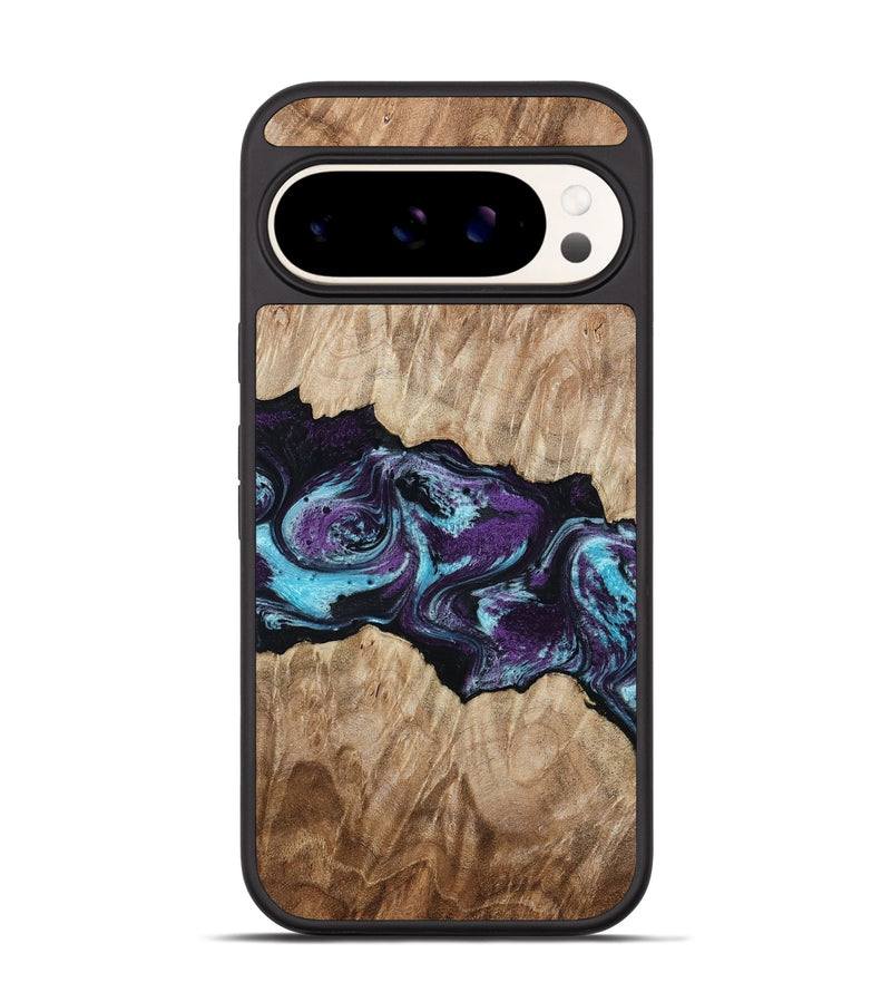 Pixel 9 Wood Phone Case - Alyvia (Purple, 801445)
