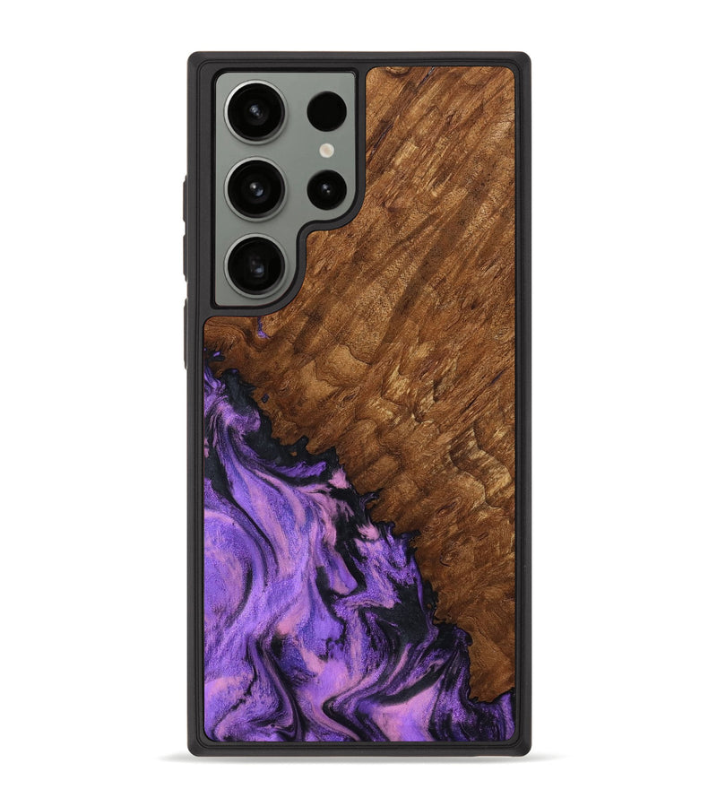 Galaxy S23 Ultra Wood Phone Case - Sheri (Purple, 801447)