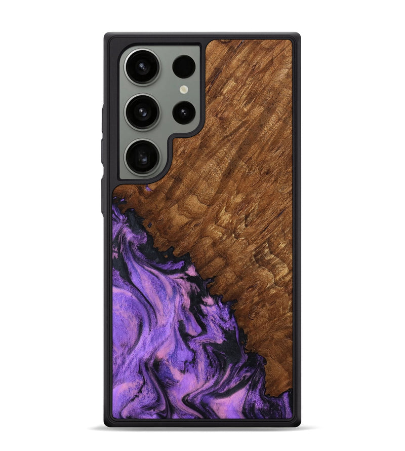 Galaxy S24 Ultra Wood Phone Case - Sheri (Purple, 801447)