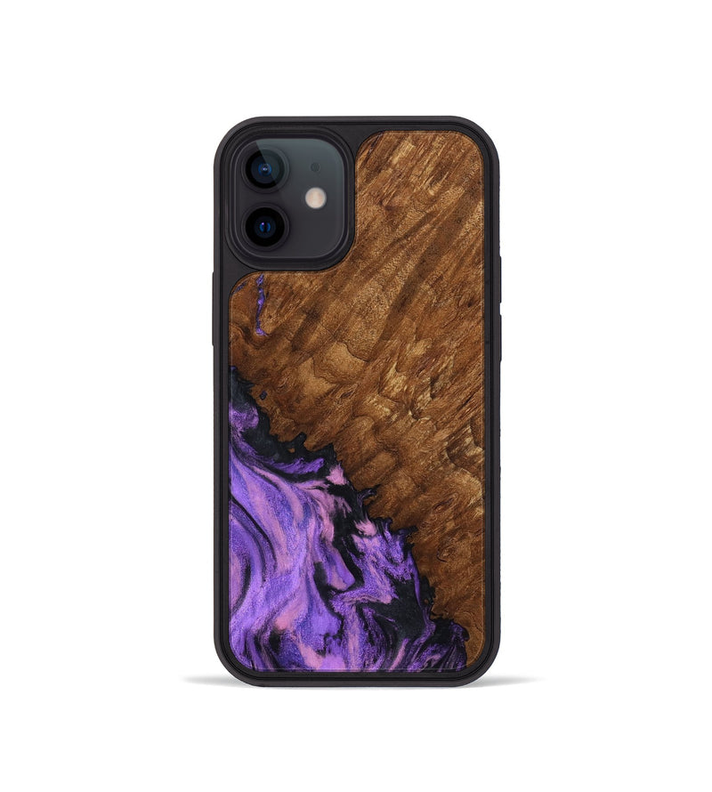iPhone 12 mini Wood Phone Case - Sheri (Purple, 801447)