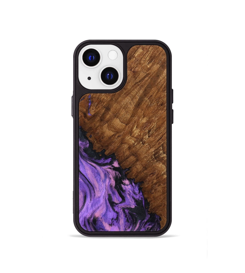iPhone 13 mini Wood Phone Case - Sheri (Purple, 801447)