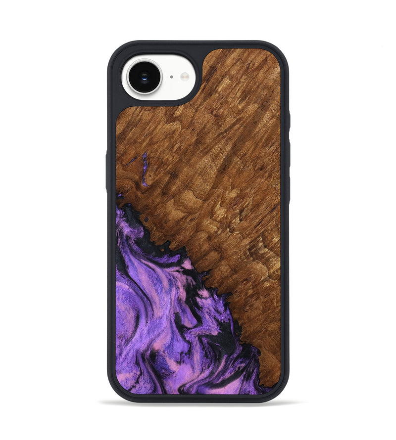iPhone 16e Wood Phone Case - Sheri (Purple, 801447)