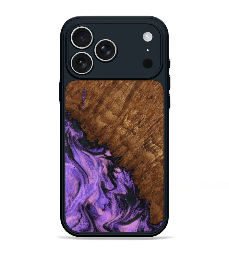 iPhone 17 Pro Max Wood Phone Case - Sheri (Purple, 801447)