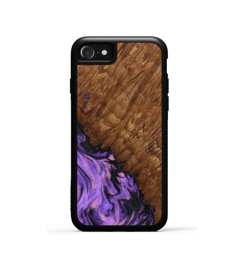 iPhone SE Wood Phone Case - Sheri (Purple, 801447)