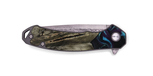 EDC Wood Pocket Knife - Keegan (Purple, 801448)
