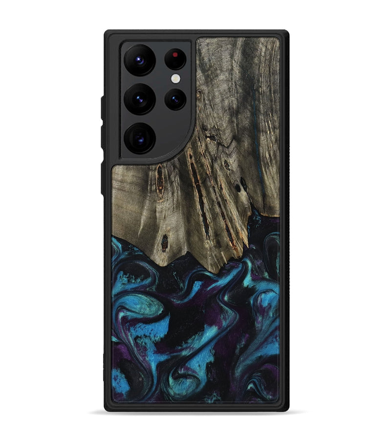 Galaxy S22 Ultra Wood Phone Case - Keegan (Purple, 801448)